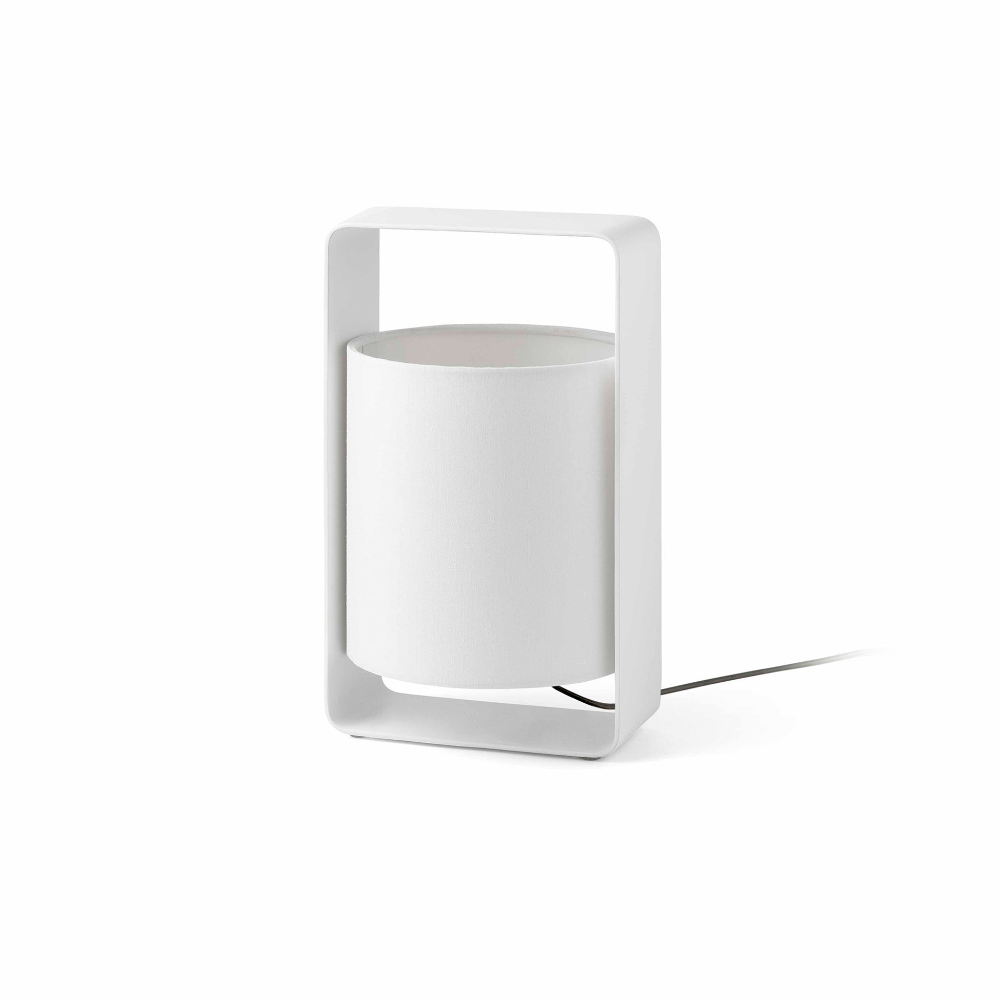 Lámpara de Mesa Lula Blanca Diseño Minimalista FARO 28380-US
