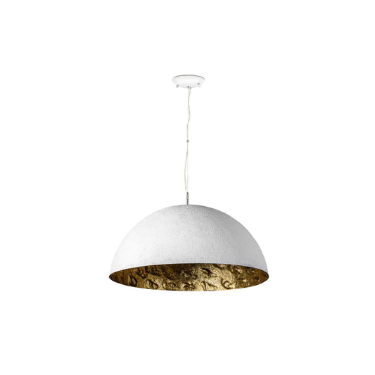 Lámpara Colgante Magma 3 Luces Blanco y Oro 70 cm FARO - vista principal | FARO