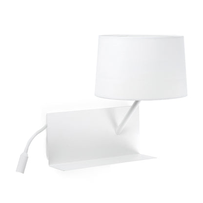 Aplique con Lector LED y USB Blanco FARO HANDY 28414