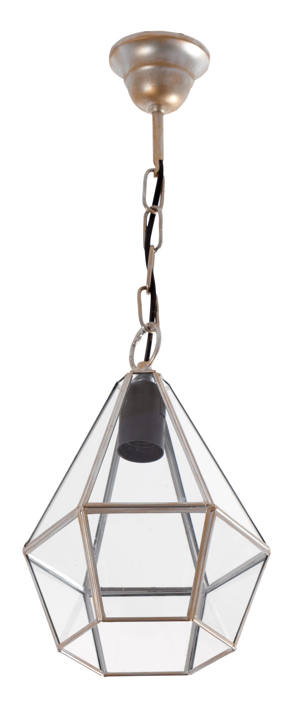 Lámpara Ecija fabricada en Metal color Oro, diseño rústico