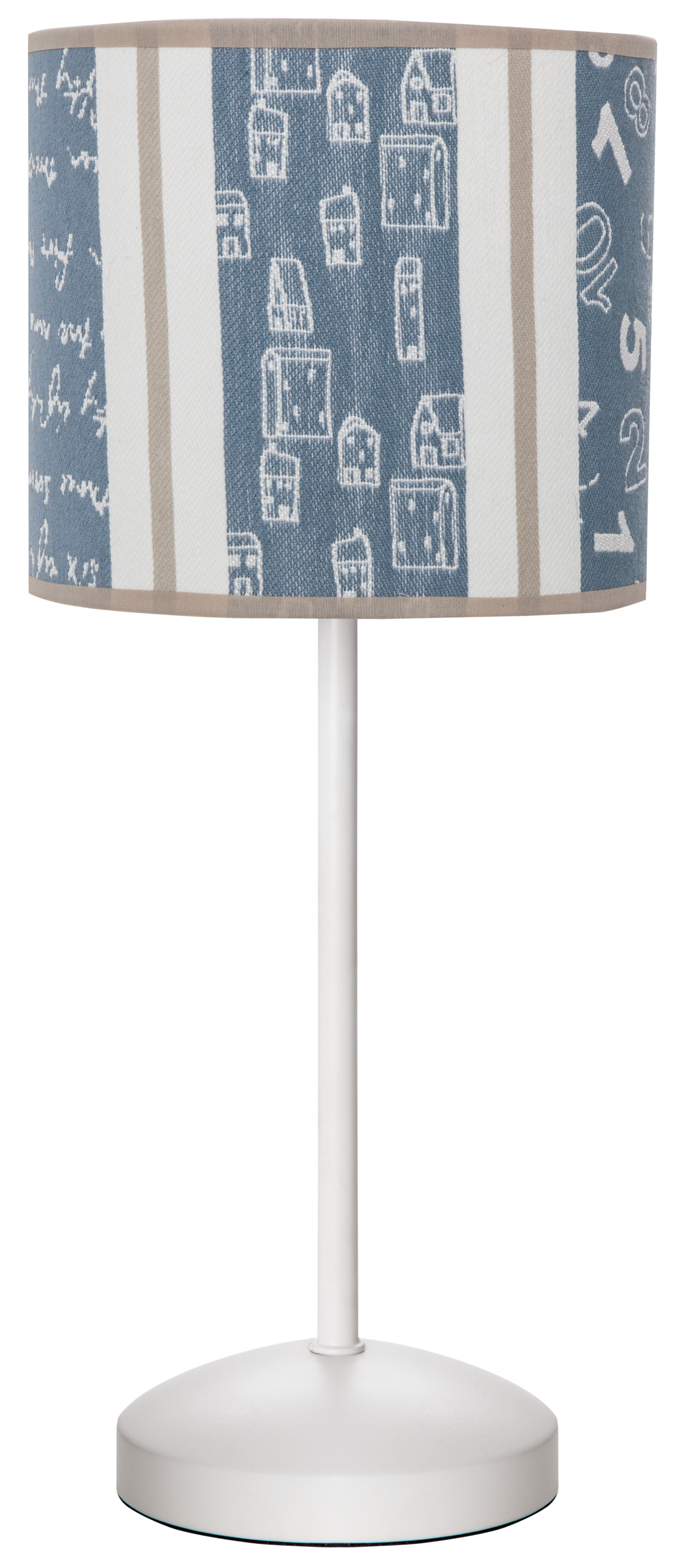 Sobremesa Retal Celeste 1xE14 de Fabrilamp, lámpara infantil para decoración de habitaciones.  Compra en luzguru.com