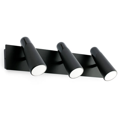 Aplique LAO Orientable Negro FARO 29043 para pared