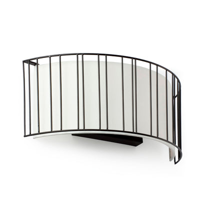 Aplique LINDA Negro FARO para pared interior, diseño contemporáneo, Ref. 29310