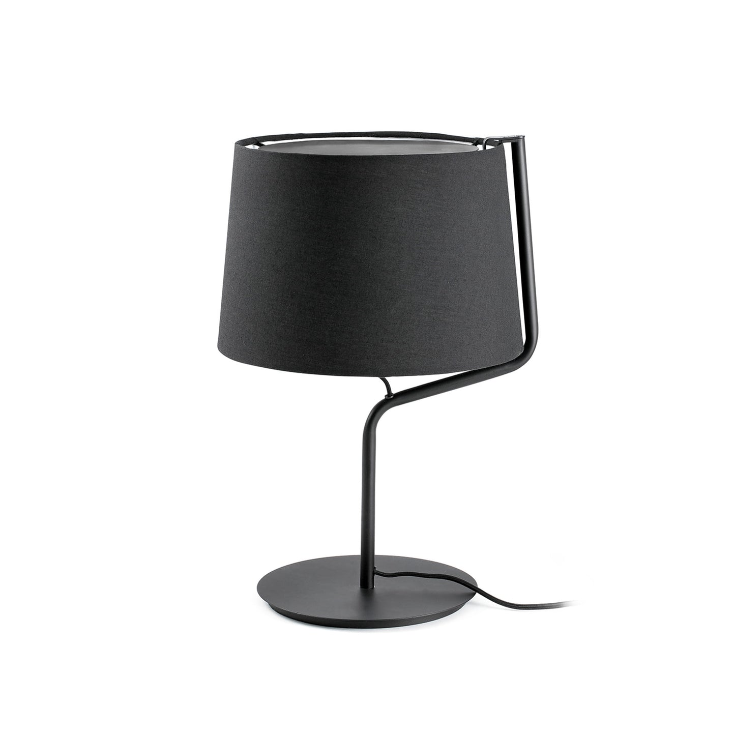 Lámpara de sobremesa Berni FARO - Diseño minimalista negro, Ref. 29333