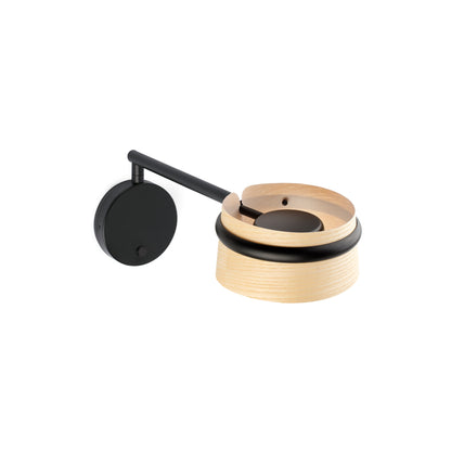 LOOP Aplique Madera con Brazo Articulado Faro - Lámpara de Lectura Faro 29396