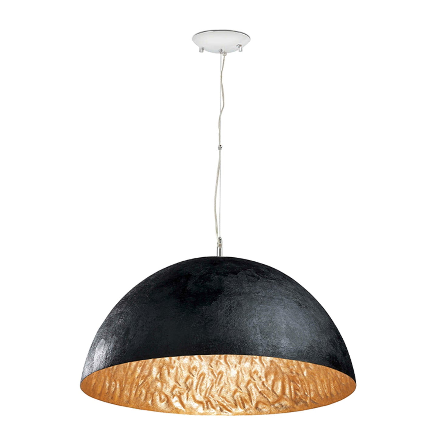 Colgante MAGMA Negro y Oro FARO - Lámpara de diseño contemporáneo 29468