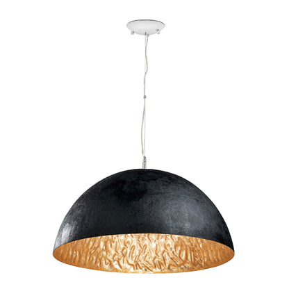 Colgante MAGMA Negro y Oro FARO - Lámpara de diseño contemporáneo 29468