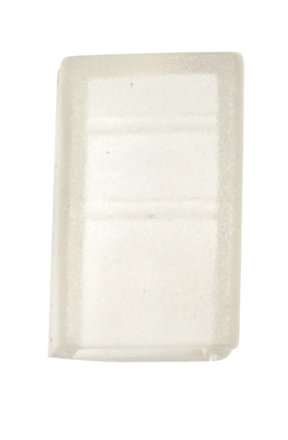 Tapón final para tira LED fabricado en plástico resistente, color neutro