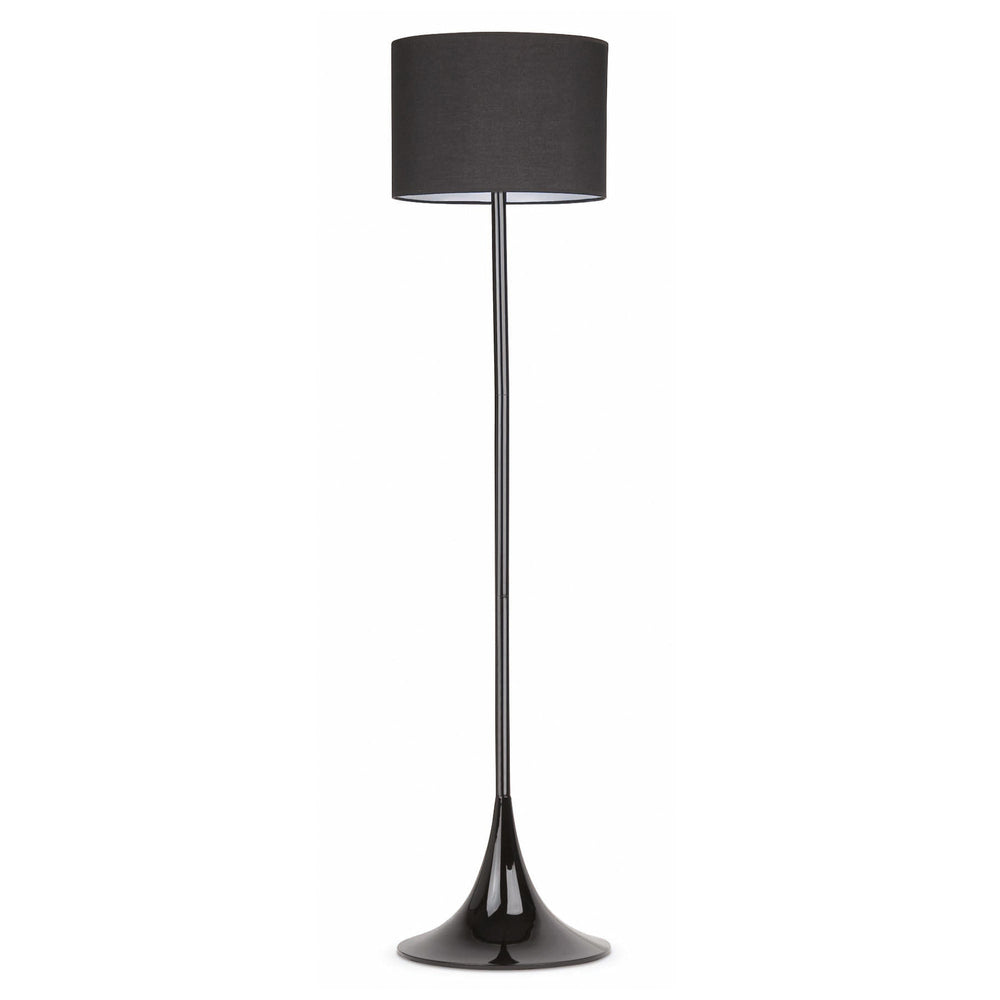 BLACK Lámpara de Pie Negra Contemporánea FARO