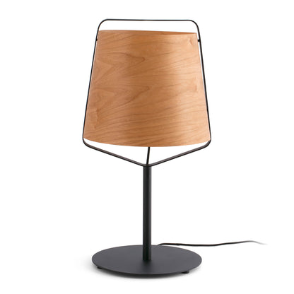 STOOD Lámpara de Sobremesa Madera y Negro FARO - LuzGuru 29846