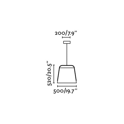 Luminaria colgante con casquillo E27 LED, ideal para una iluminación acogedora