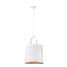Lámpara Colgante Textil TREE Blanca FARO 29865