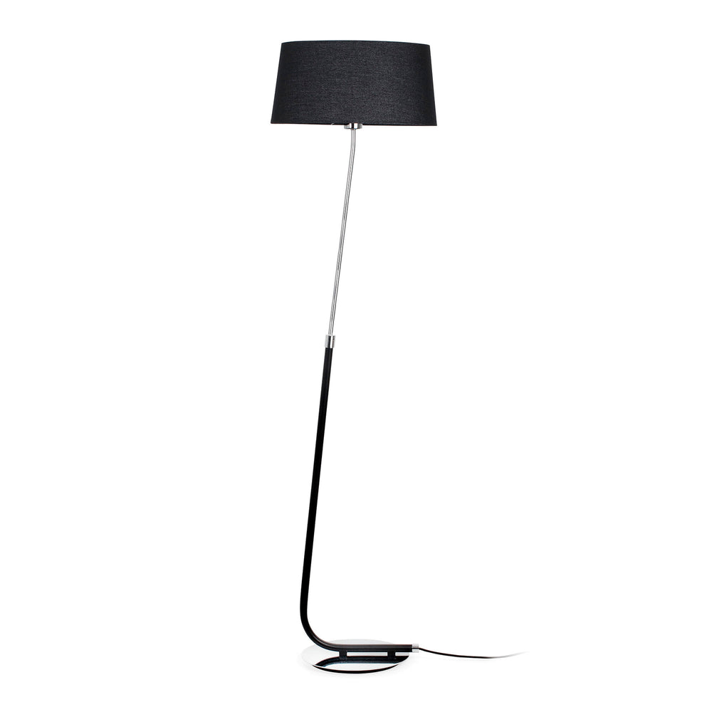 HOTEL Lámpara de Pie Negra Diseño Contemporáneo FARO