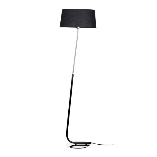 Lámpara de pie HOTEL FARO, diseño contemporáneo negro, ref. 29948