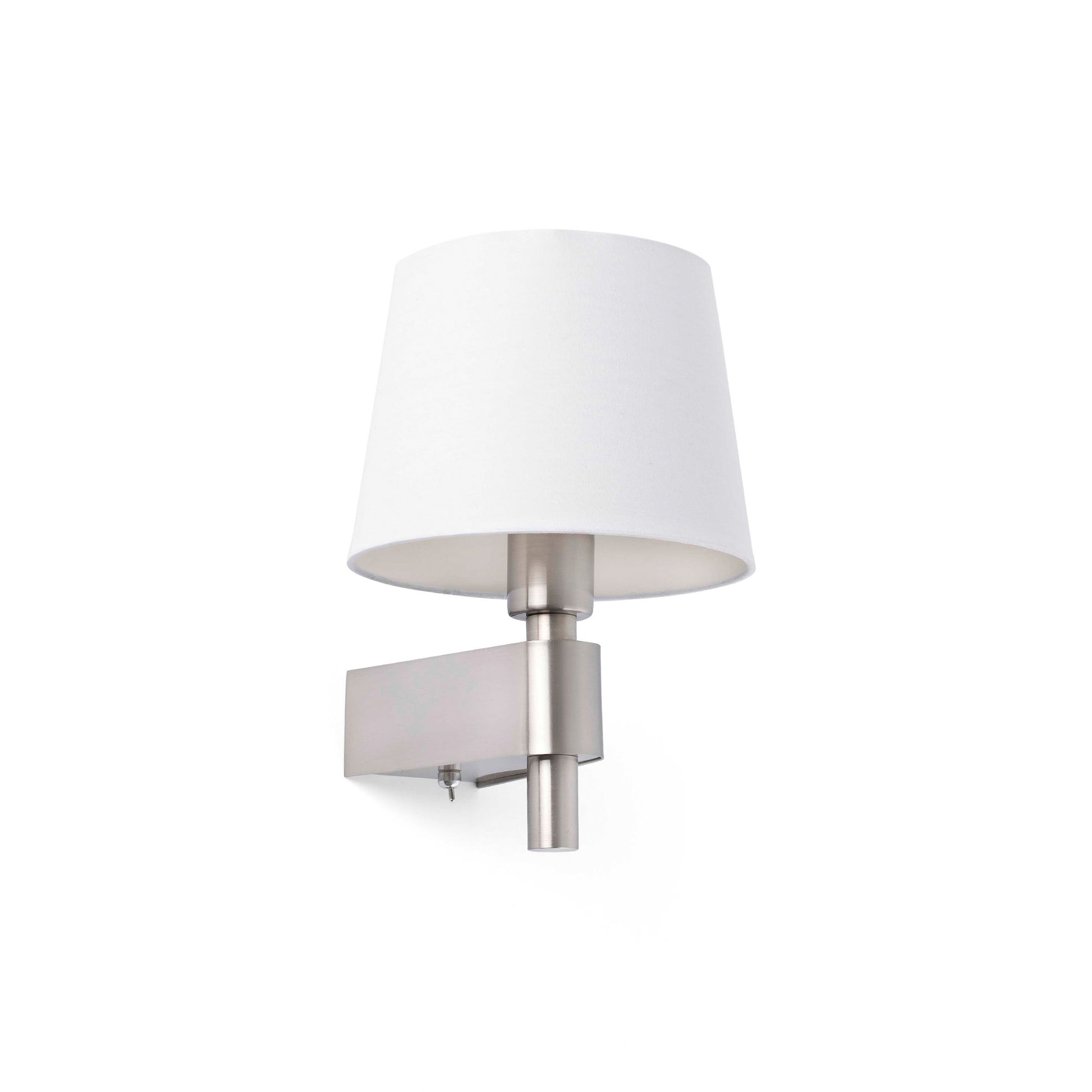 Aplique pared ROOM textil blanco FARO - Luminaria decorativa referencia 29974