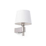 Aplique pared ROOM textil blanco FARO - Luminaria decorativa referencia 29974