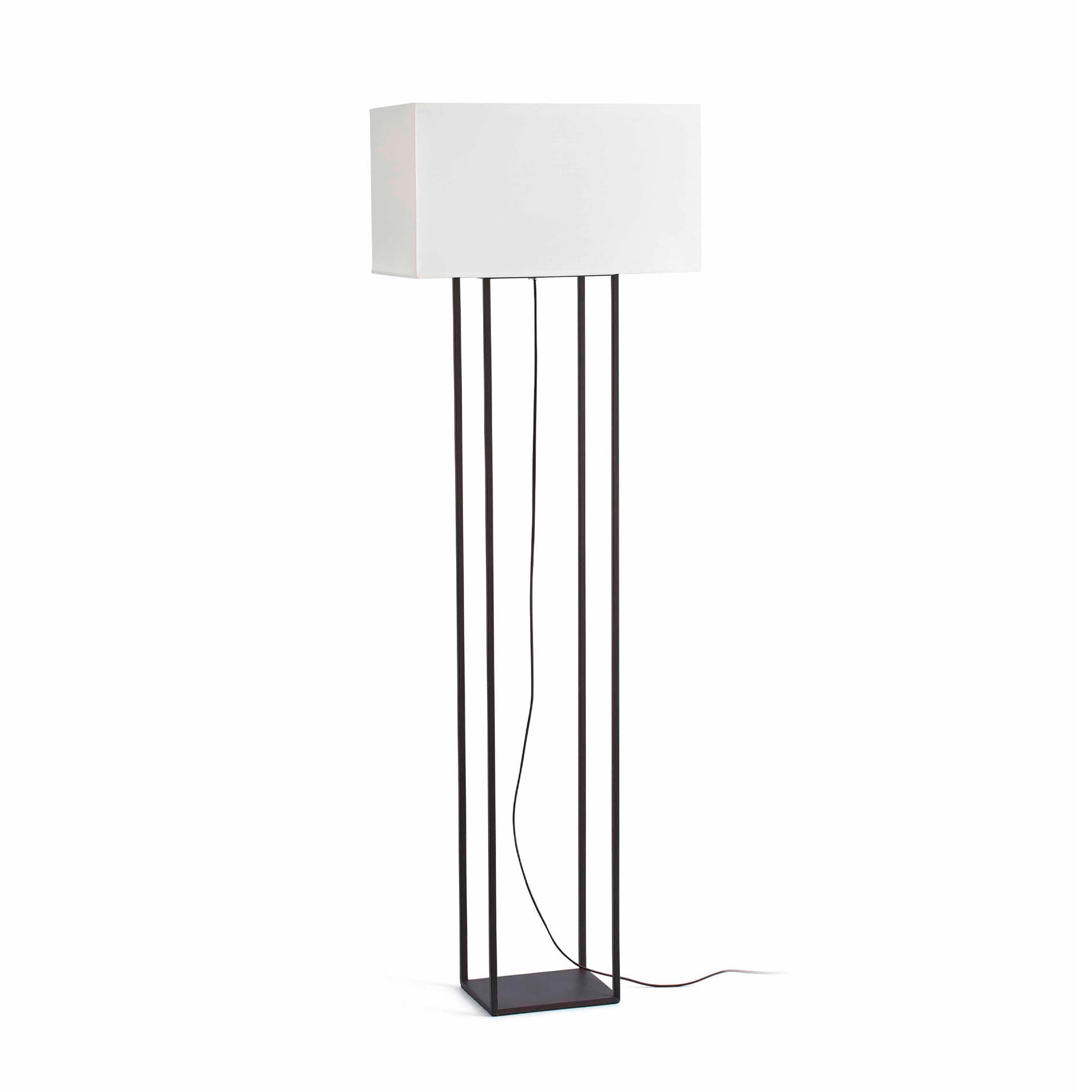 Lámpara de pie VESPER marrón FARO 29979 para salón moderno
