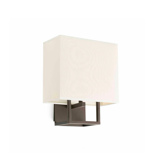 Aplique Vesper Marrón Textil Beige FARO 29981 para iluminación interior con diseño moderno.
