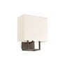 Aplique Vesper Marrón Textil Beige FARO 29981 para iluminación interior con diseño moderno.