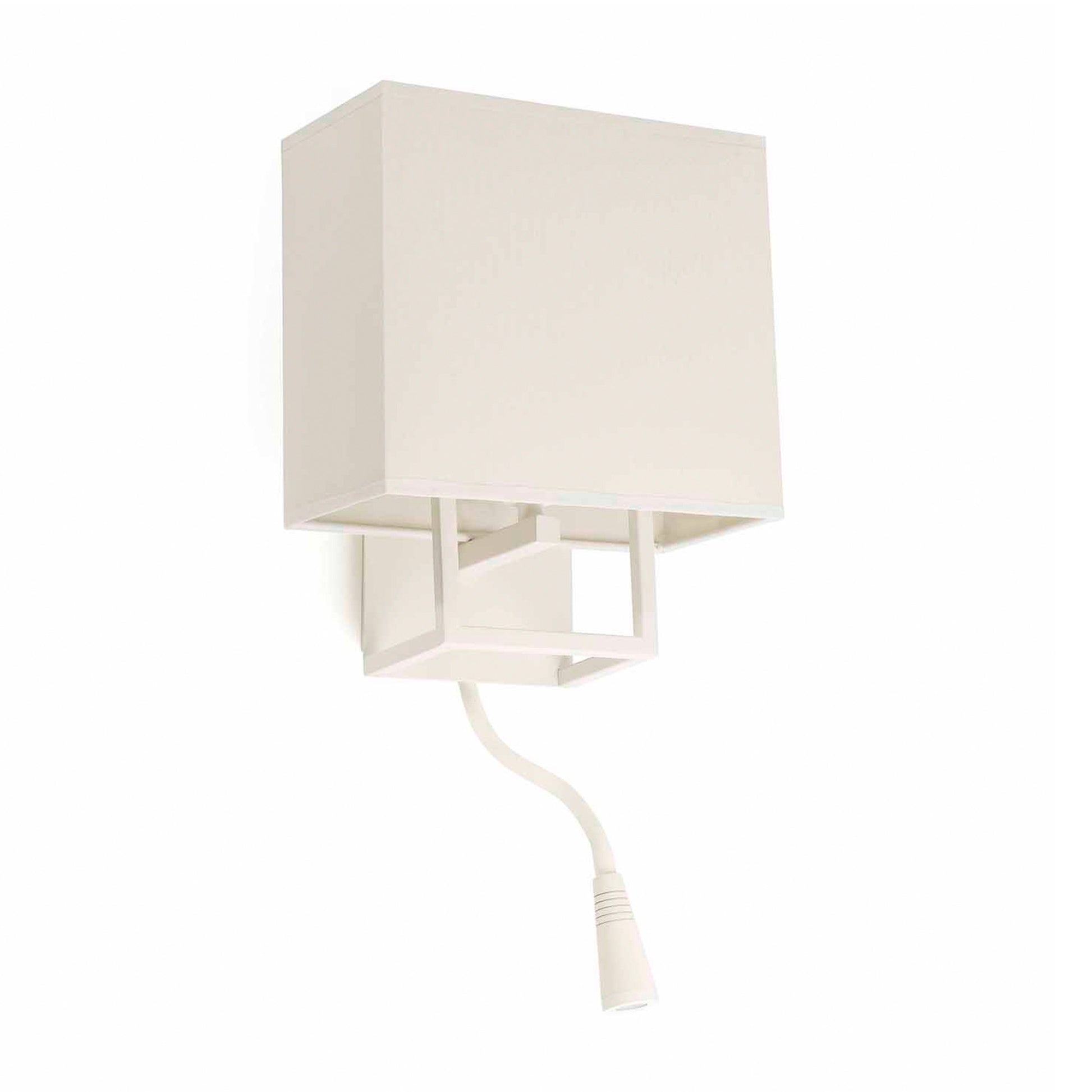 VESPER Aplique con Lector Blanco Faro 29982 para cabecero