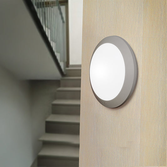 Plafón Umberta fabricado en Resina color Gris