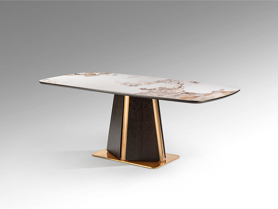 Mesa de Comedor Luca Roble Oscuro - Schuller - 412094 - Vista 8