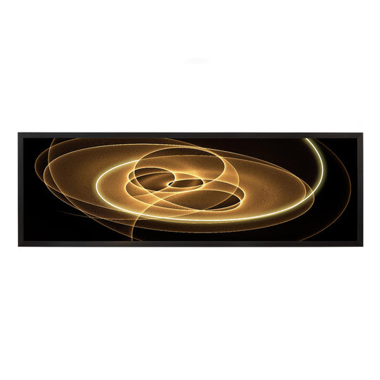 Cuadro Decorativo con Luz LED Trazados 150x50 cm Negro Schuller - vista principal | Schuller