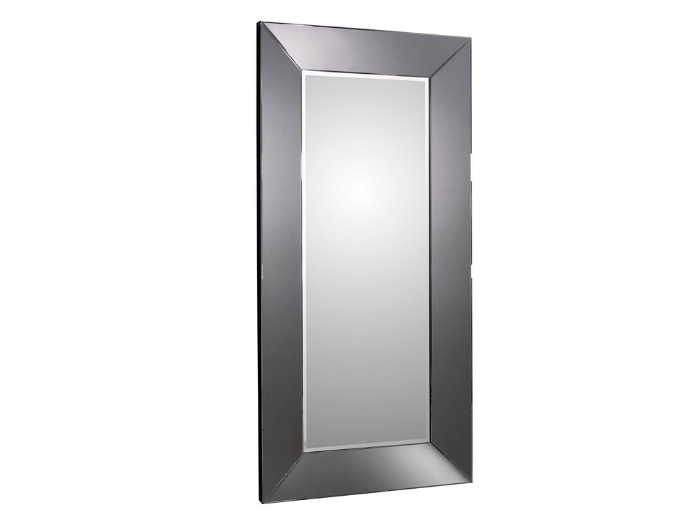 Espejo Decorativo Roma 185x90 cm Lunas Biseladas Marco Smoke Schuller