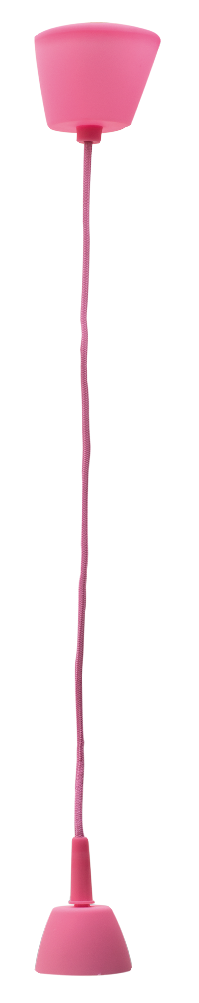 Montura E27 fabricada en Policarbonato color Rosa