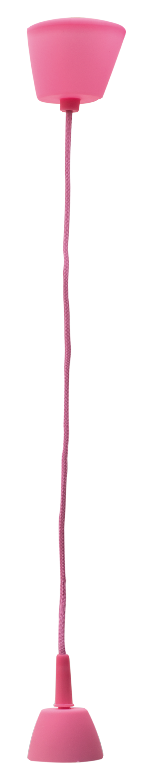 Montura E27 fabricada en Policarbonato color Rosa