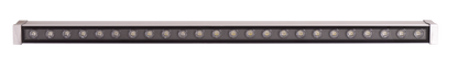Barra Cervero fabricada en metal color blanco, ideal para iluminación exterior