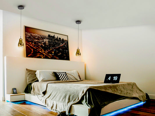 Lámpara de Sobremesa Aledis Negro-Dorado Regulable - Schuller - 314572