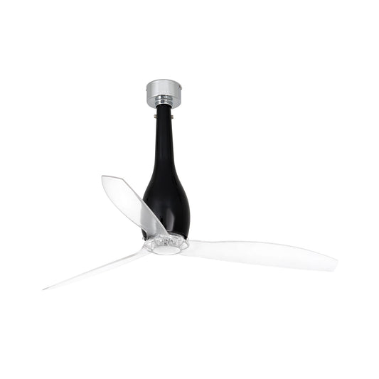 Ventilador de Techo ETERFAN 128 cm Negro Brillo y Transparente FARO - vista principal | FARO