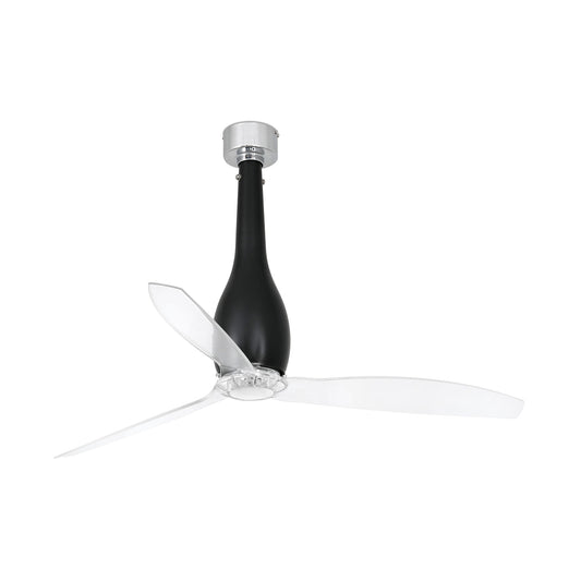 Ventilador de Techo ETERFAN M 128 cm Negro Mate y Transparente FARO - vista principal | FARO