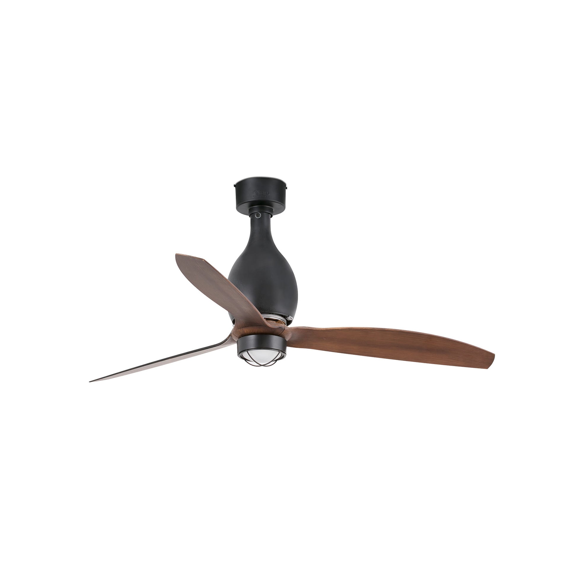 Ventilador de Techo Mini Eterfan M LED Negro y Madera Faro 32028UL-19