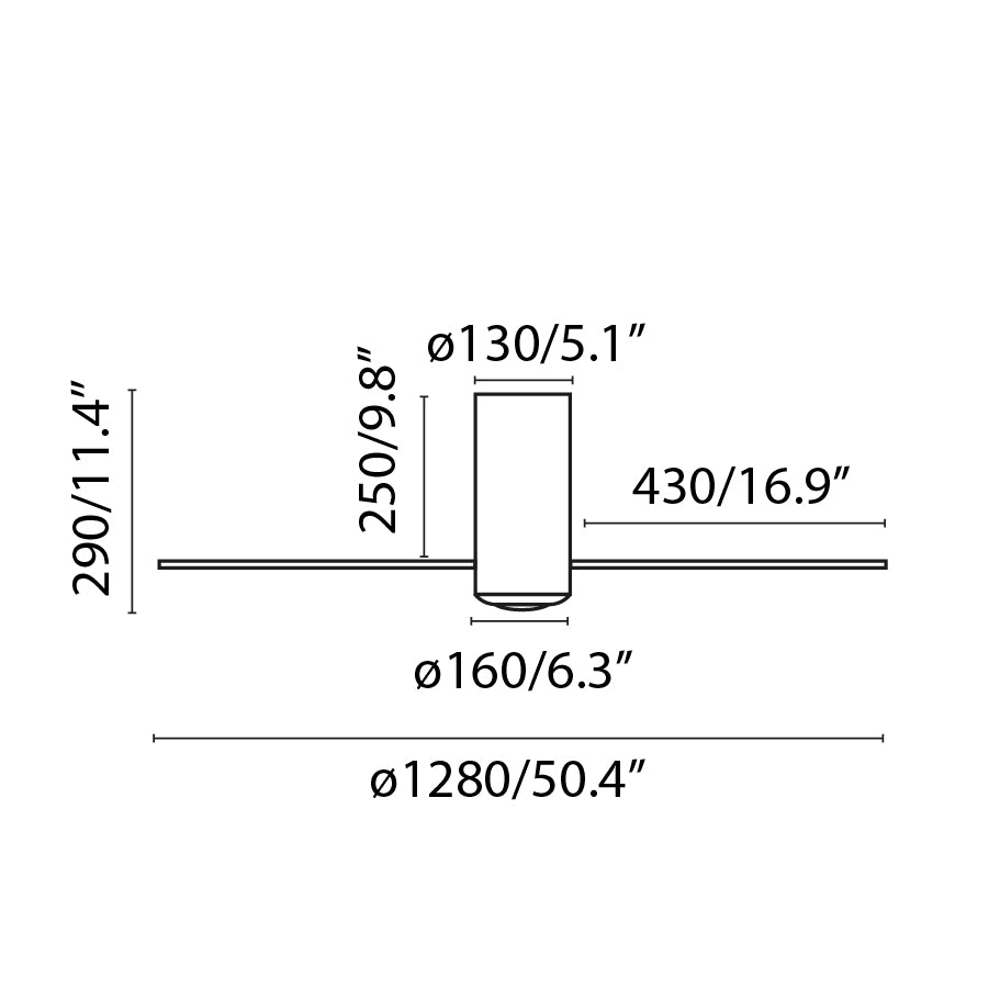Ventilador de techo con luz LED 709 lúmenes