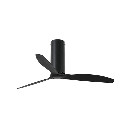 TUBE FAN M Ventilador de Techo Silencioso Negro Mate FARO 32060