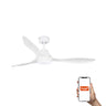 Polaris Ventilador de Techo Blanco con Luz LED y TUYA FARO 33346WT