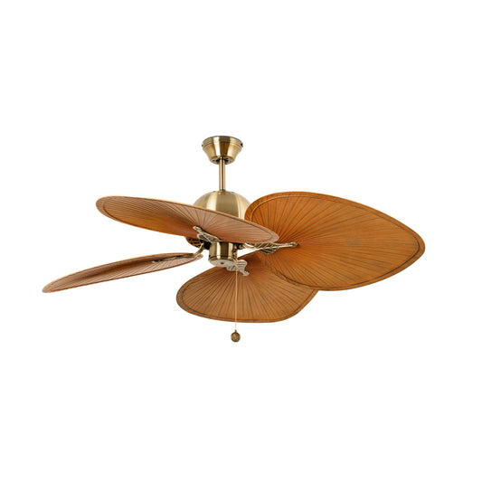 Ventilador de Techo CUBA L Oro Viejo y Marrón Faro 33352B