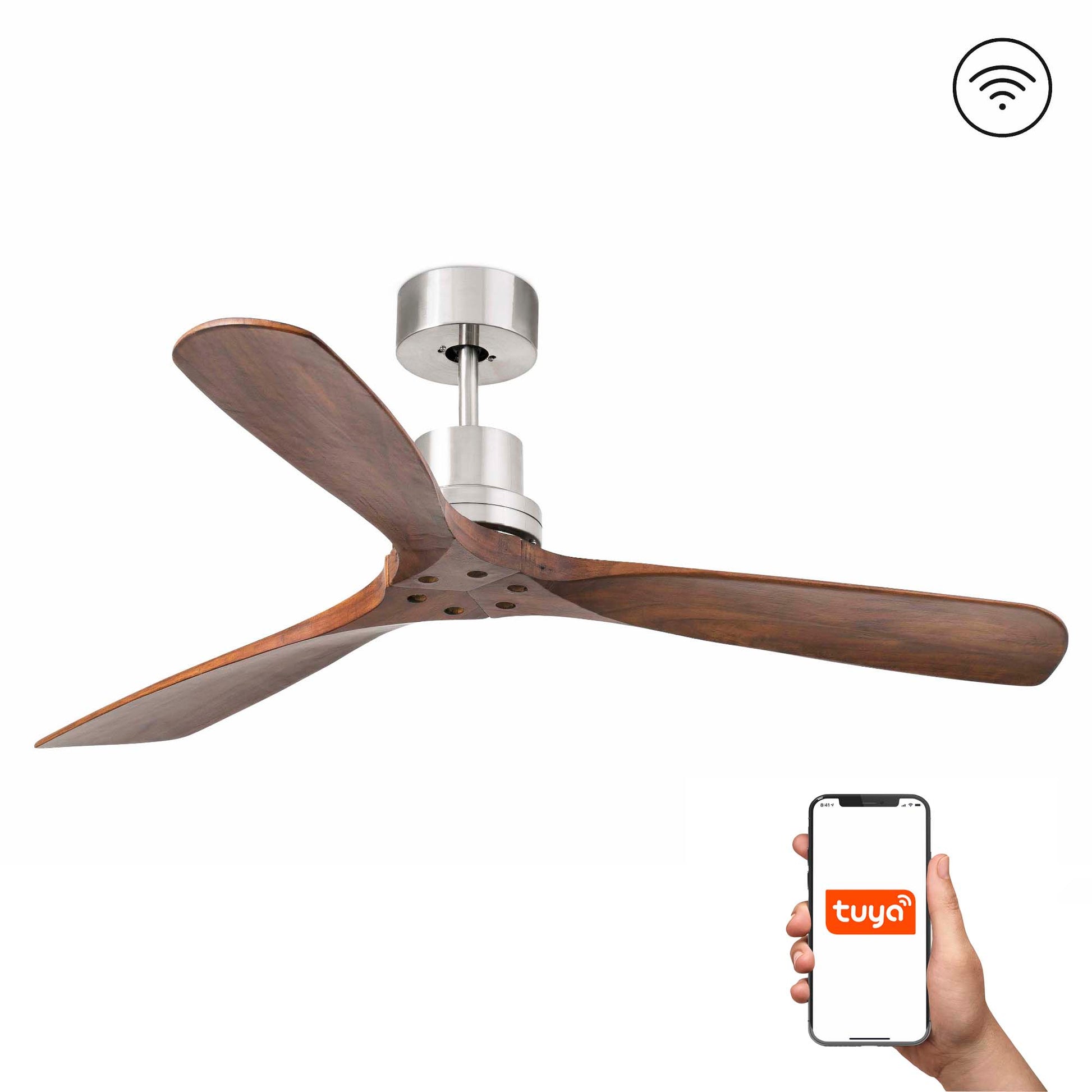 Ventilador de Techo Silencioso LANTAU L Motor DC FARO 33370DCWT