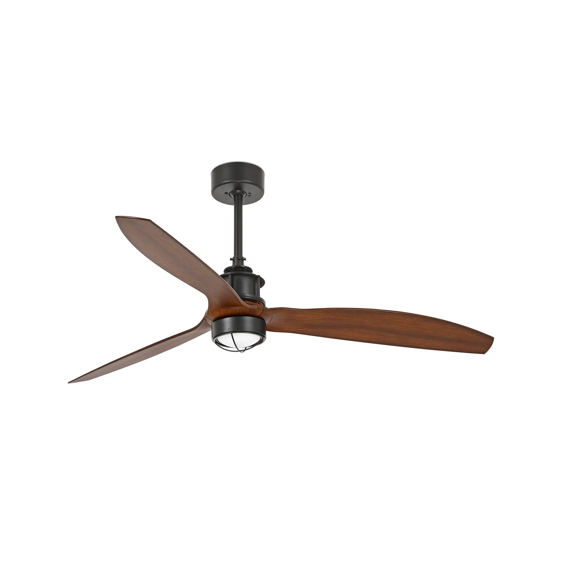 Just Fan M Ventilador de Techo Moderno Negro y Madera FARO 33395UL-19
