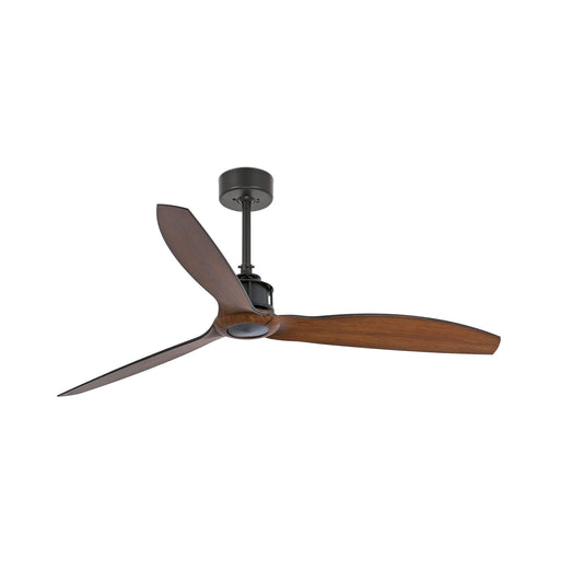 Just Fan Ventilador de Techo Industrial Negro y Nogal FARO 33395UL