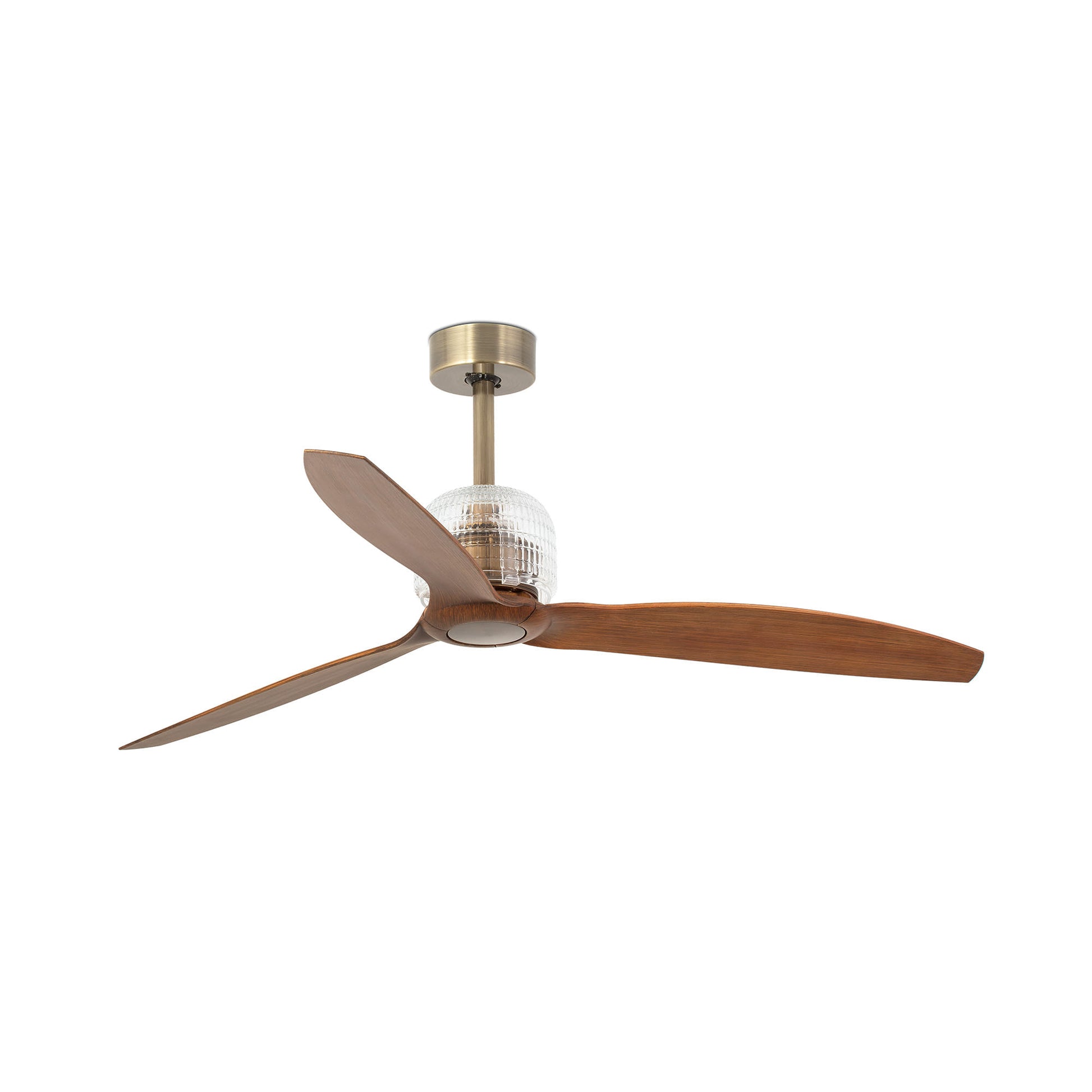 DECO FAN Ventilador de Techo Oro y Nogal FARO 33398D