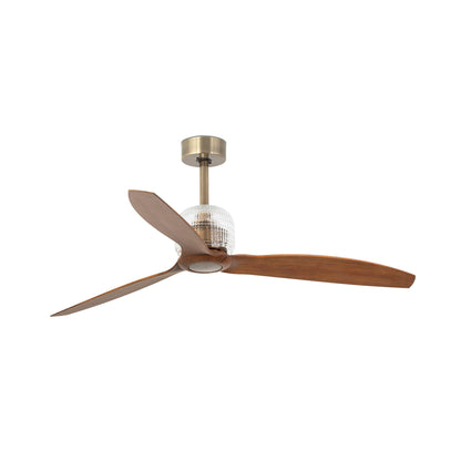 DECO FAN Ventilador de Techo Oro y Nogal FARO 33398D