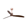 JUST FAN Ventilador de Techo Cobre y Nogal Faro, ventilador moderno 33399