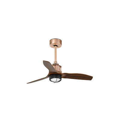 Ventilador de Techo JUST FAN S LED Cobre y Nogal FARO 33423-10
