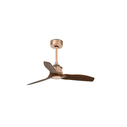 JUST FAN S Ventilador de Techo Industrial Cobre y Nogal FARO 33423