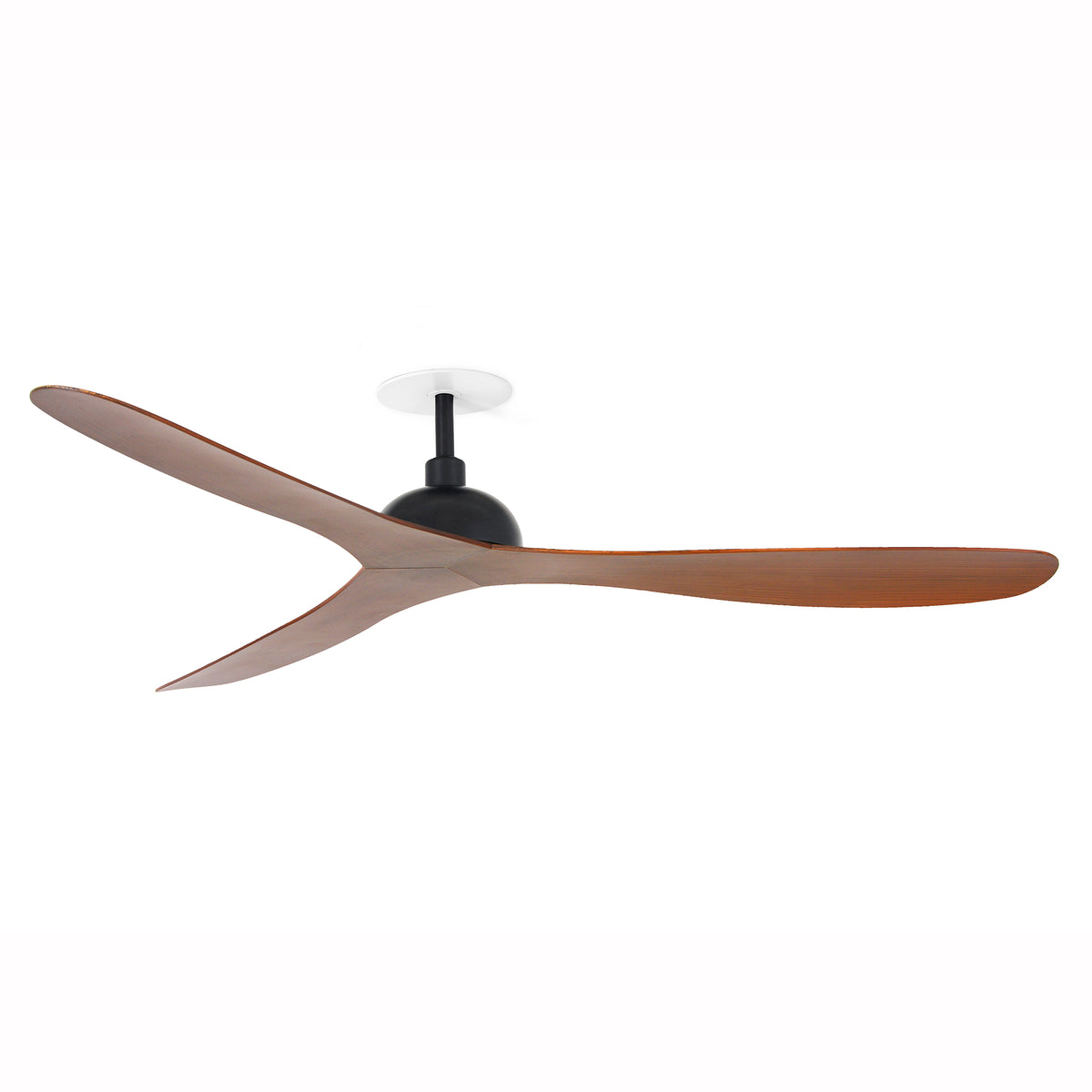 Ventilador de Techo Empotrado Gotland M Motor DC Faro - Negro/Nogal, 0-10V | FARO