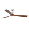 Ventilador de Techo LANTAU-G Nogal Níquel Mate FARO 33464-110