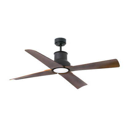 WINCHE M LED Ventilador de Techo Exterior Nogal y Negro Faro 33481-7